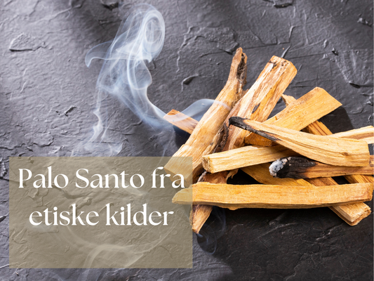 Bruk av Palo Santo røkelse