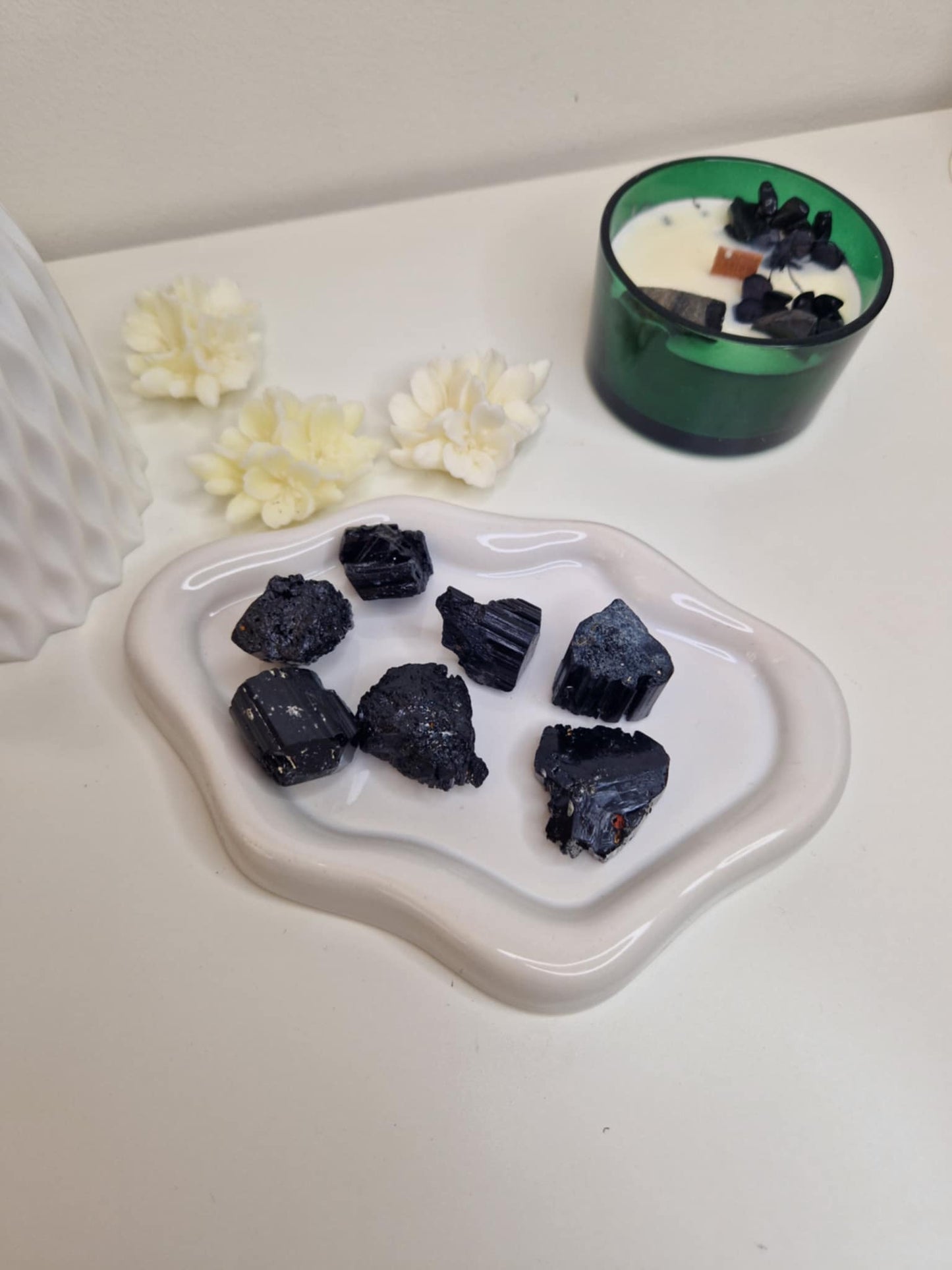 Turmalin - Sort Råstein