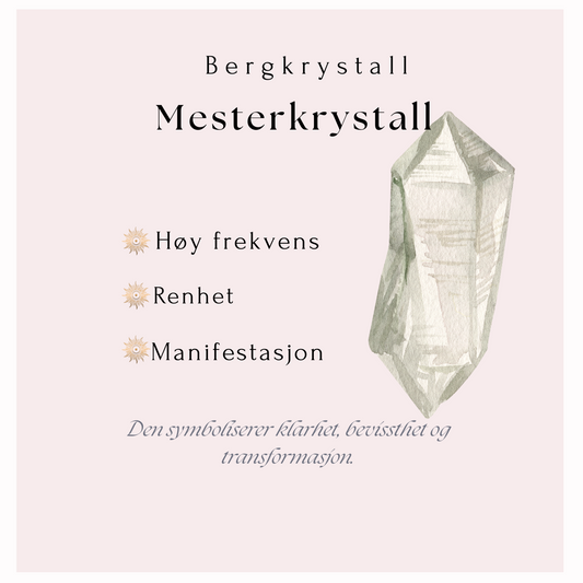 Bergkrystall armbånd - Mesterkrystall