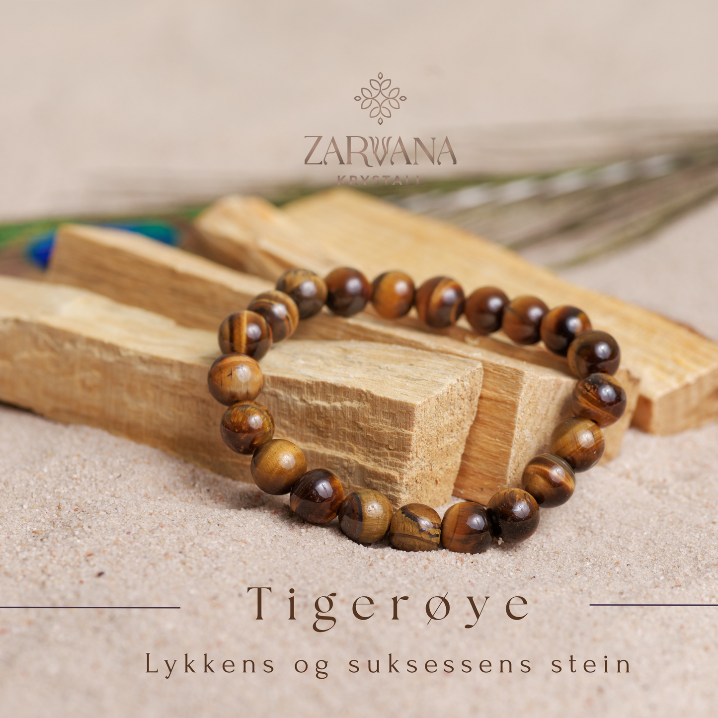 Tigerøye armbånd - Lykkens og suksessens stein