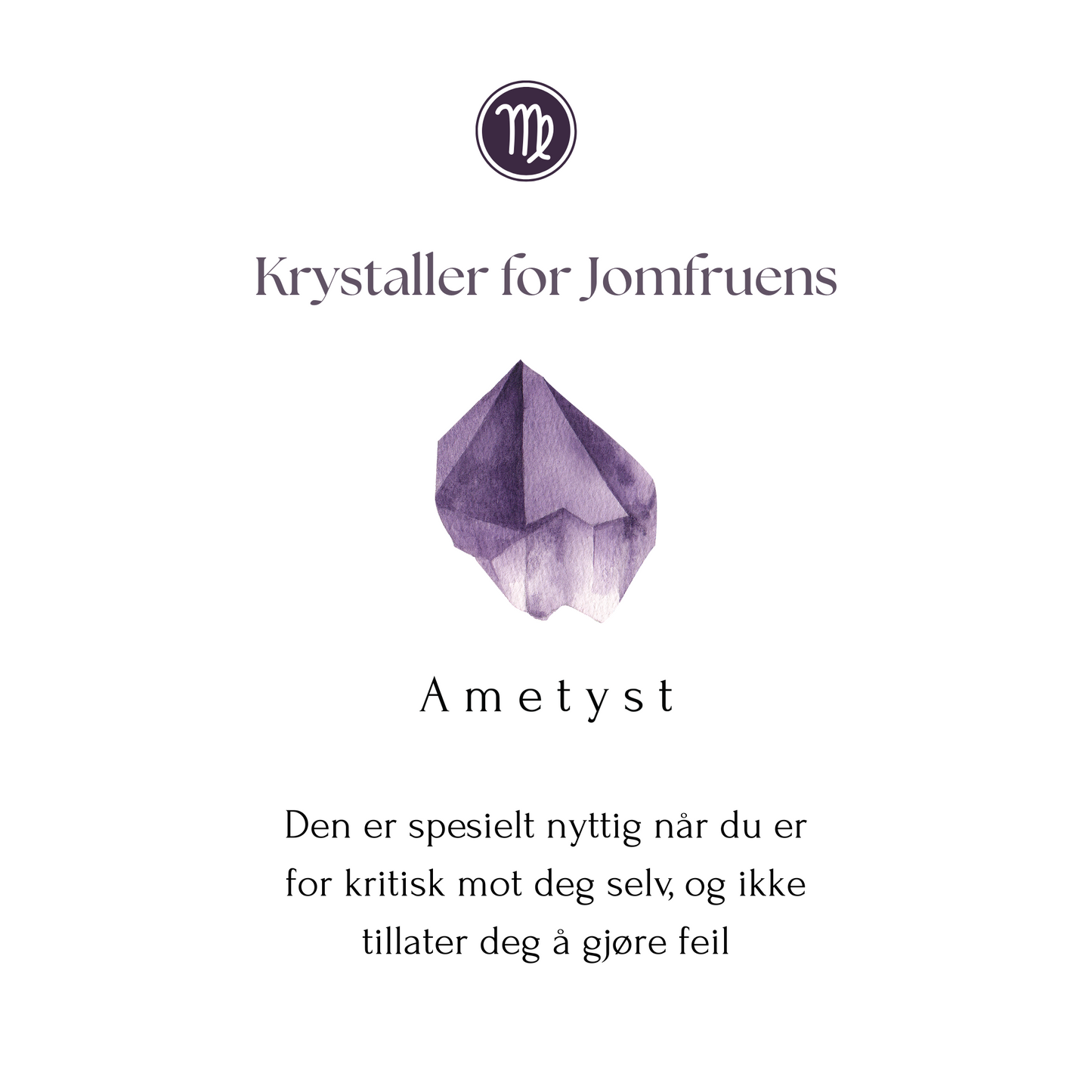 Ametyst armbånd 8 mm