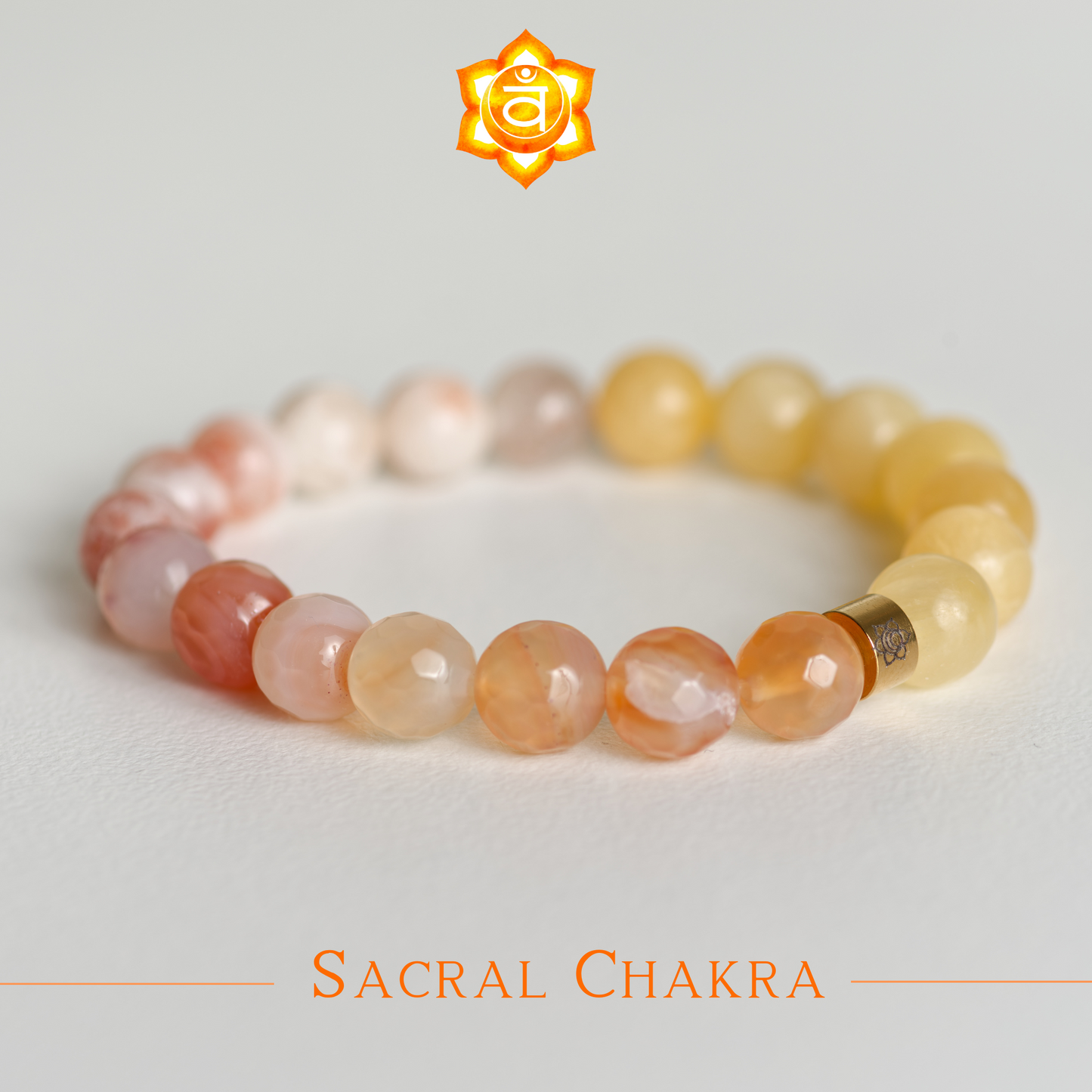 Sakralchakra Armbånd