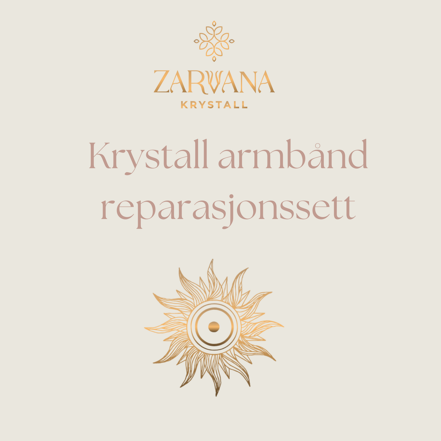 Krystall armbånd reparasjonssett