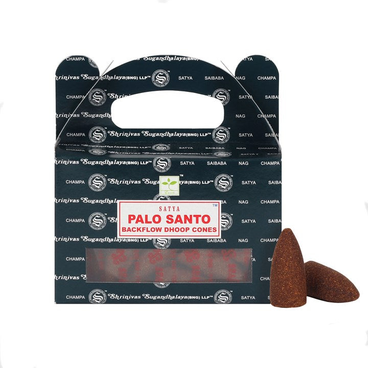 Satya Palo Santo Backflow Røkelseskoner