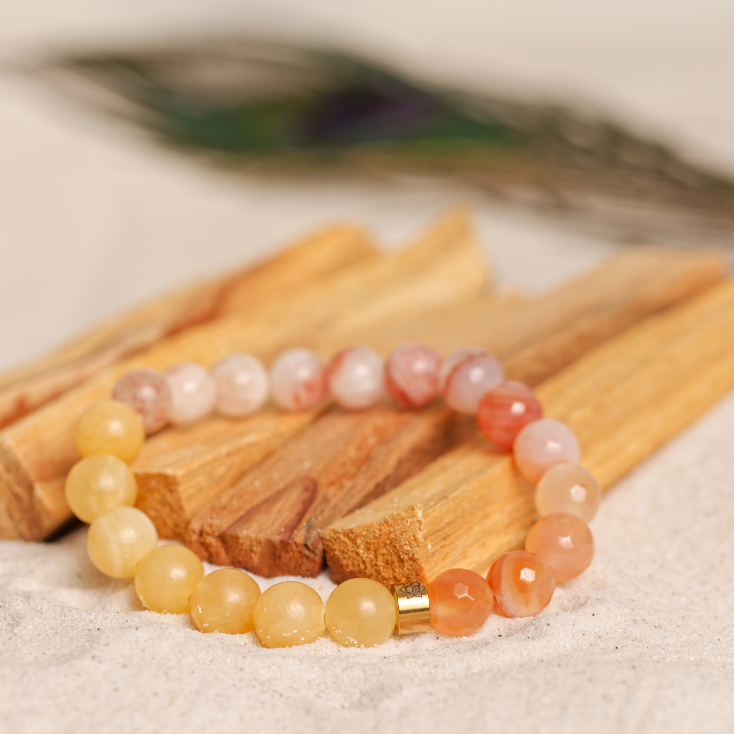 Sakralchakra Armbånd