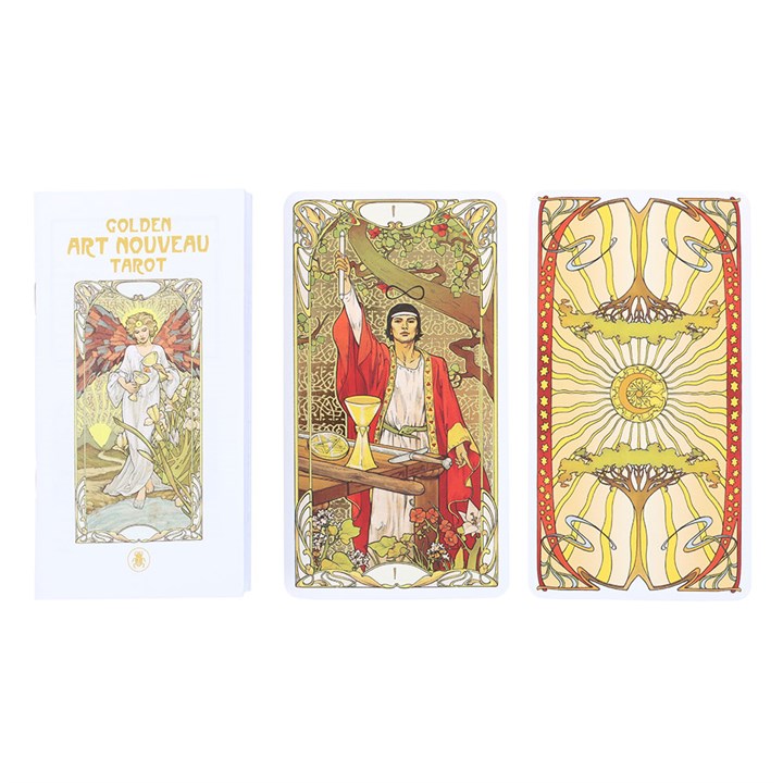 Golden Art Nouveau Tarot-kort