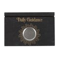 Svart tarotkortholder med telysholder