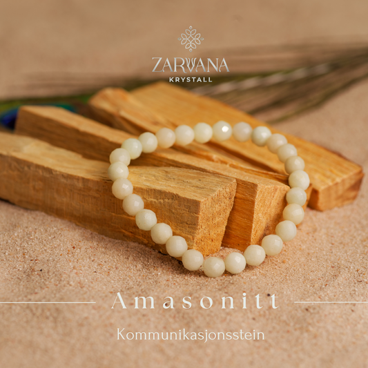 Amasonitt armbånd – balanse, kommunikasjon og indre sannhet