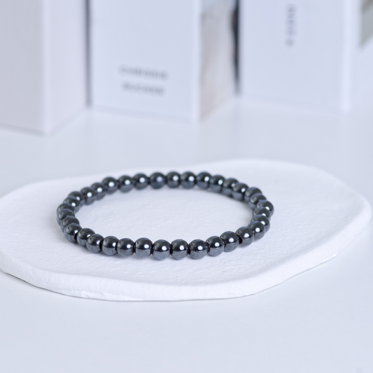 Hematitt armbånd 6 mm