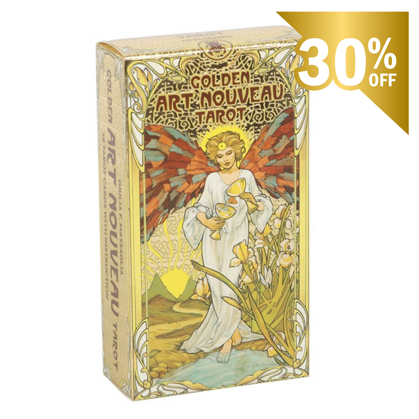 Golden Art Nouveau Tarot-kort