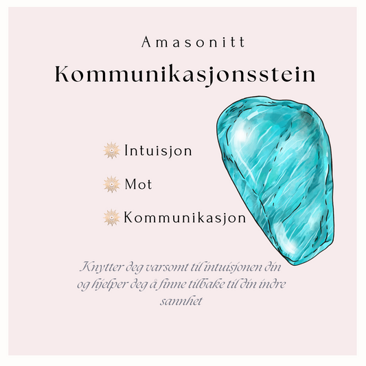 Amasonitt fasettert armbånd - Kommunikasjonsstein