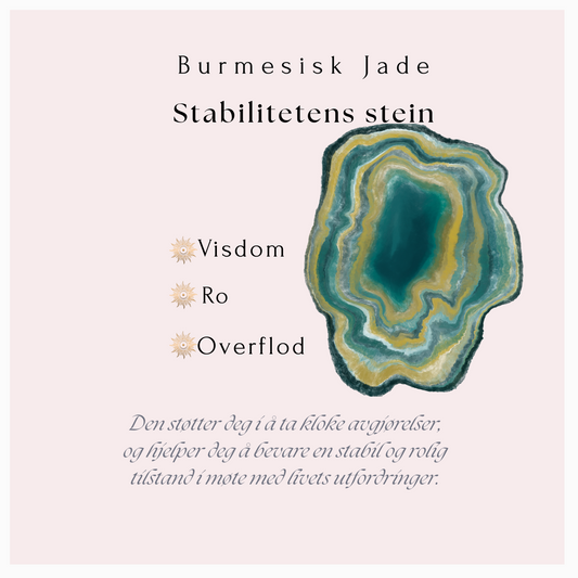 Fasettert jade armbånd - Stabilitetens stein