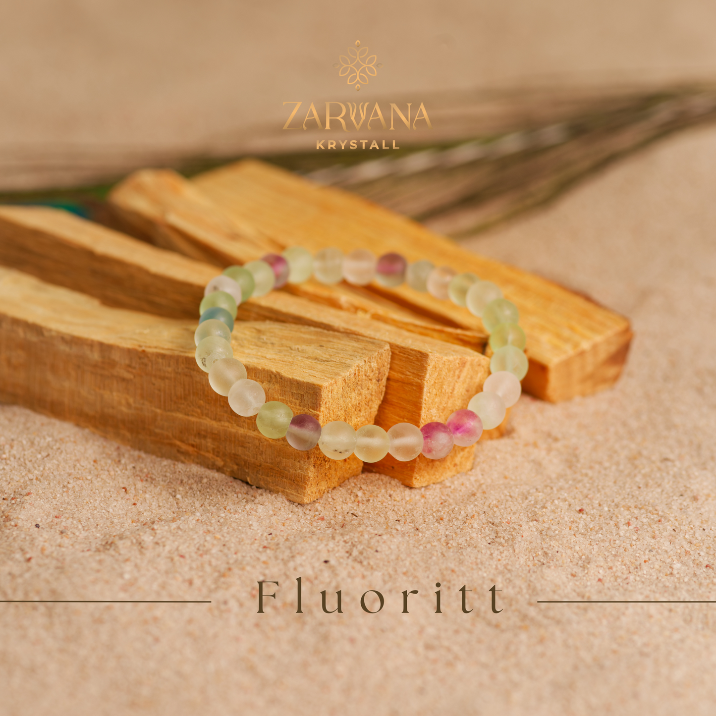 Fluoritt armbånd - Dybdenes stein
