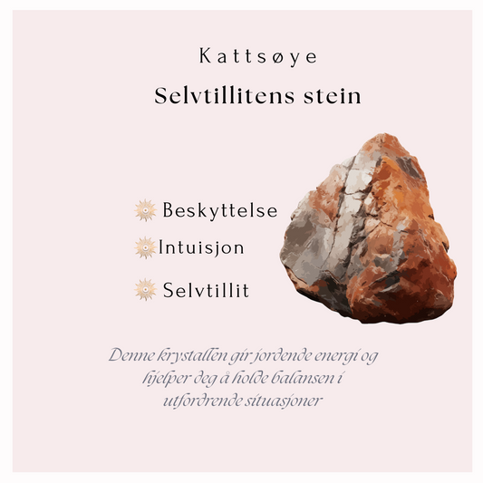 Kattsøye armbånd - Selvtillitens stein