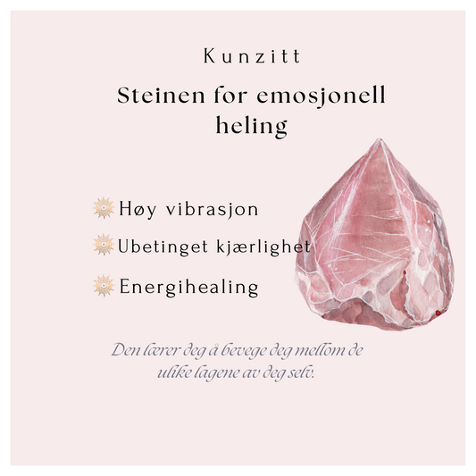 Kunzitt armbånd – Steinen for emosjonell heling