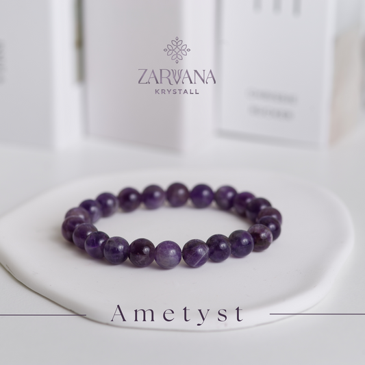 Ametyst armbånd -Steinen for mental klarhet
