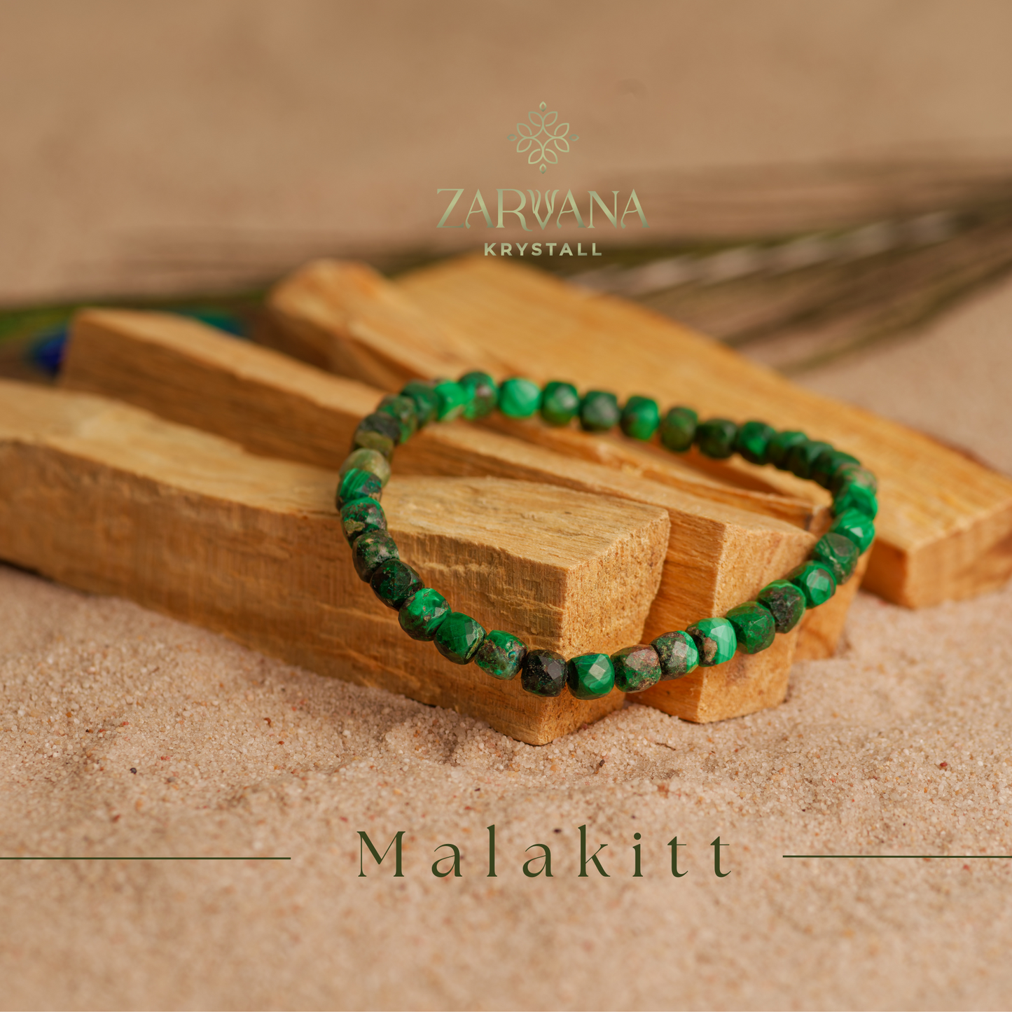 Malakitt kube armbånd – Steinen for radikal forandring