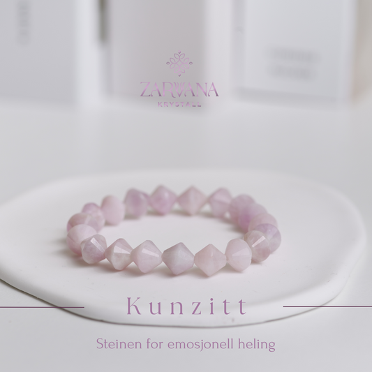 Kunzitt armbånd – Steinen for emosjonell heling