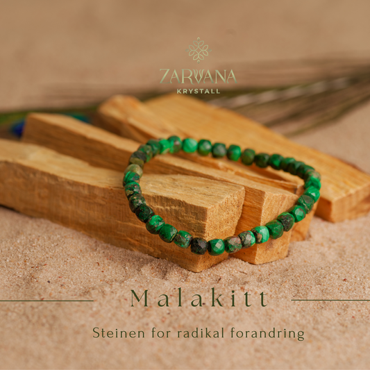 Malakitt kube armbånd – Steinen for radikal forandring