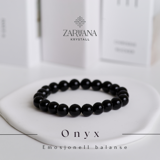 Onyx armbånd - Steinen for emosjonell balanse