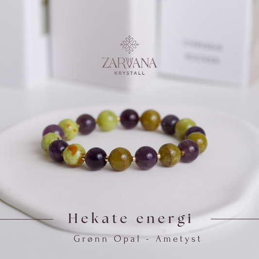 Hekate armbånd 8mm - Anbefalt for nymåne ritualer