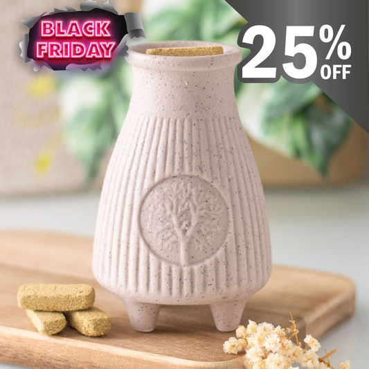 Palo Santo røkelsesholder i keramikk