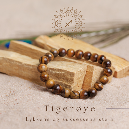 Tigerøye armbånd - Lykkens og suksessens stein
