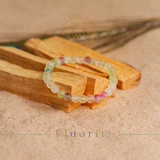 Fluoritt armbånd - Dybdenes stein