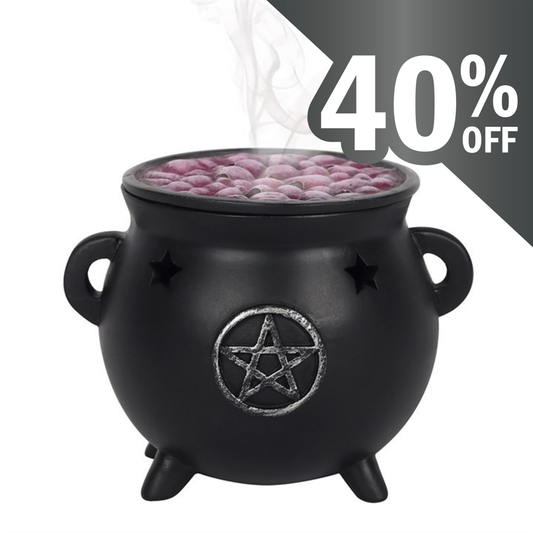 Pentagram gryte røkelseskjegleholder