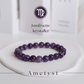 Ametyst armbånd 8 mm