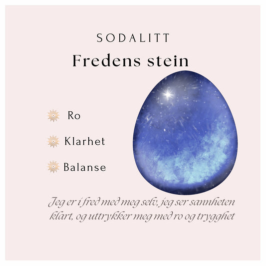 Sodalitt armbånd – Krystallen for ro og klarhet