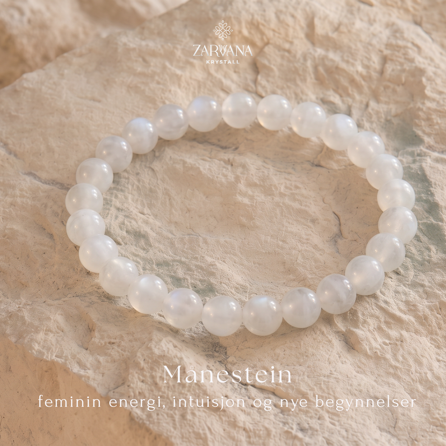 Månestein armbånd  – Den feminine energiens stein