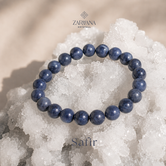 Safir armbånd - Stein for visdom