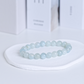 Akvamarin armbånd 8 mm