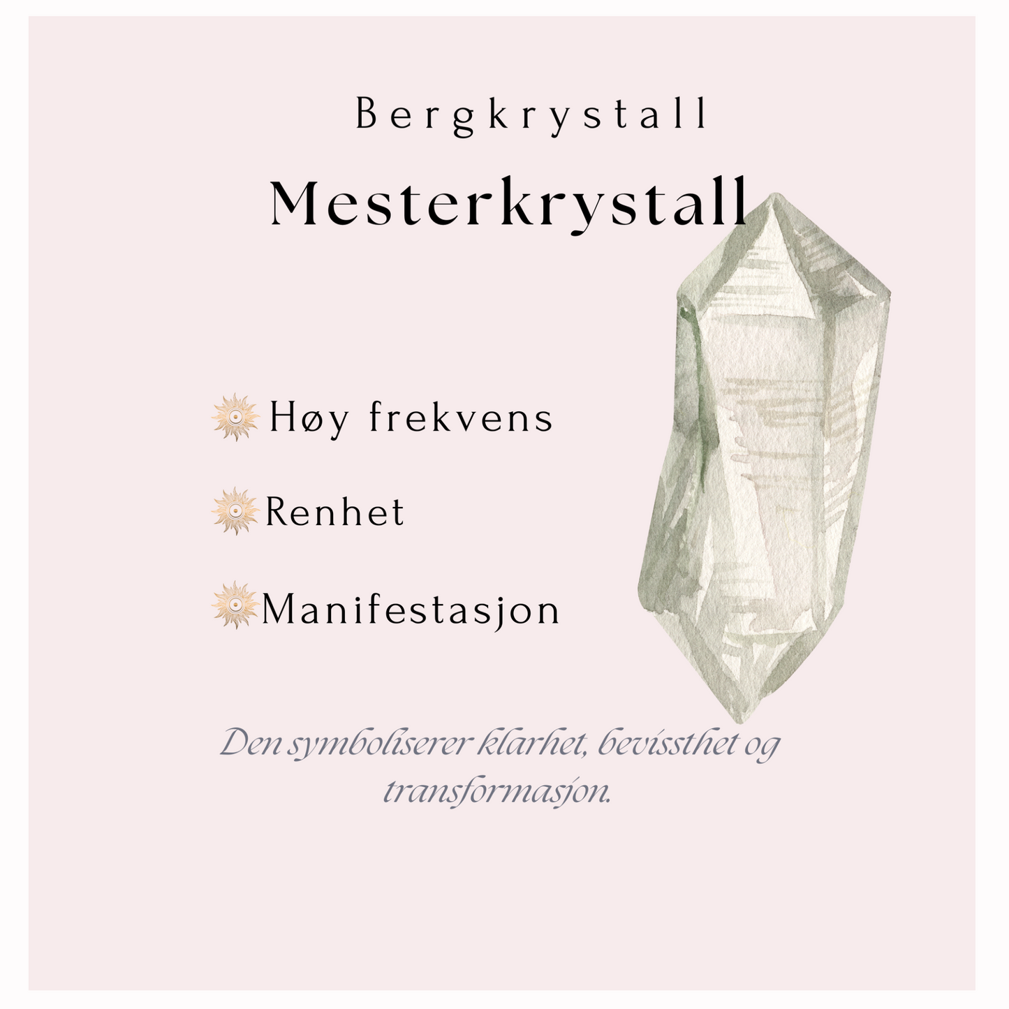 Bergkrystall – Generator