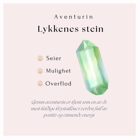 Grønn aventurin  – krystall for flaks, overflod og nye muligheter