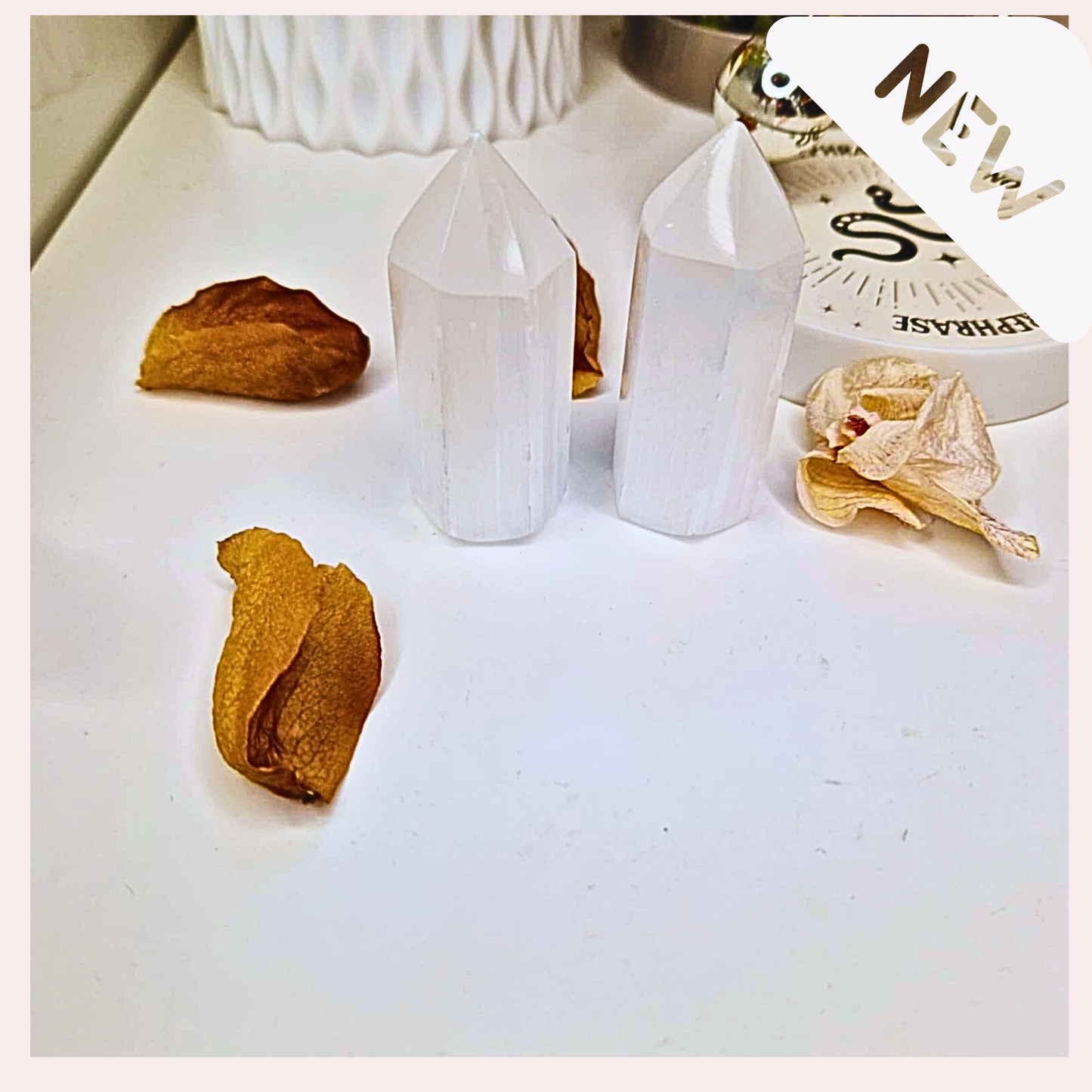 Selenitt Obelisk 6cm