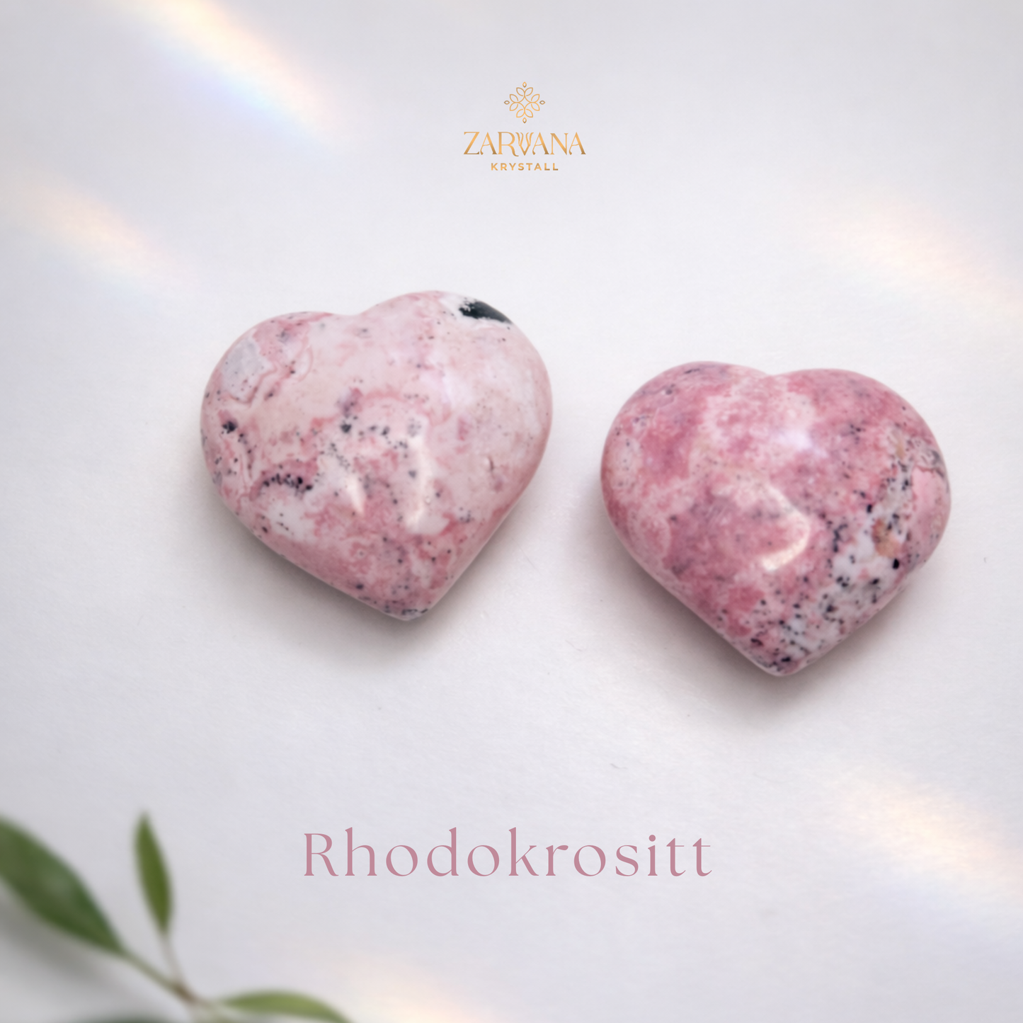 Rhodokrositt Hjerte 5–6 cm