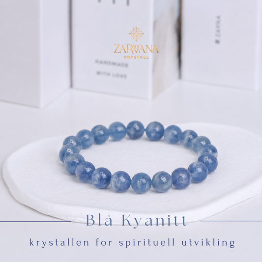Blå Kyanitt – krystallen for intuisjon og indre balanse