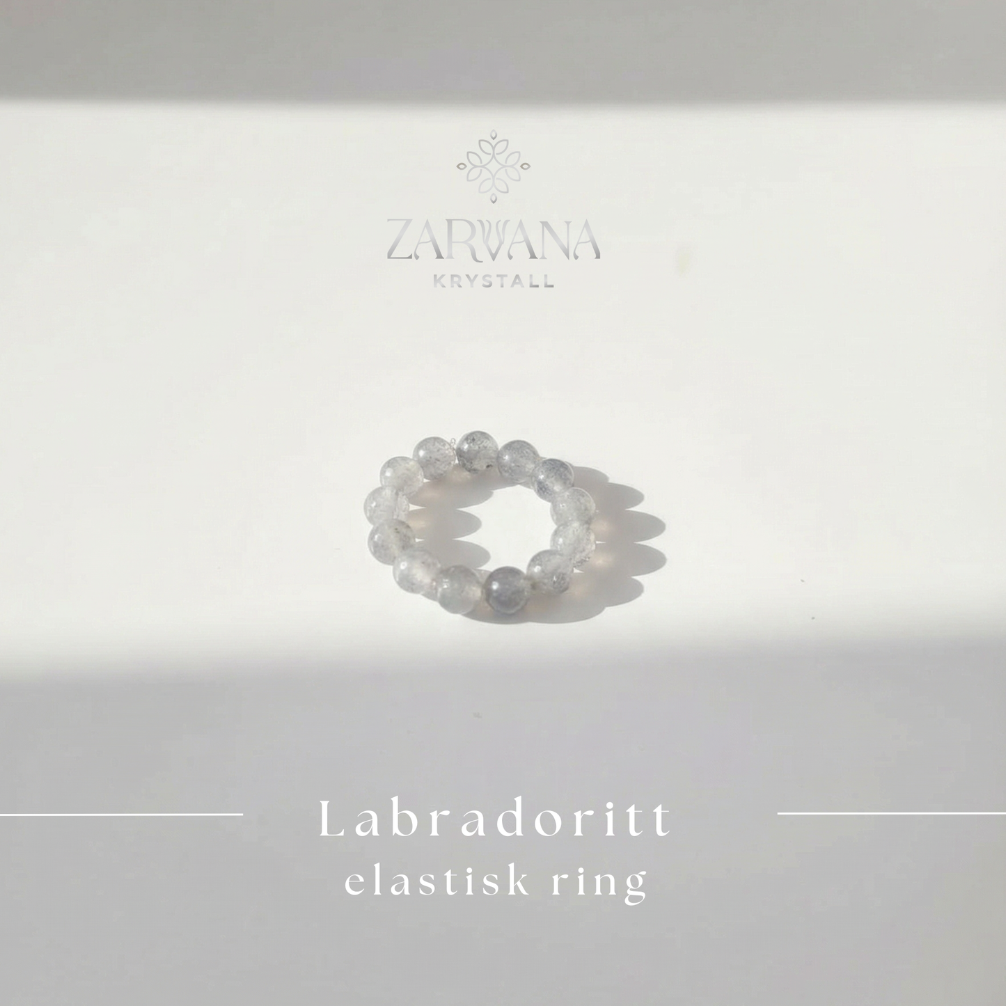 Labradoritt elastisk ring