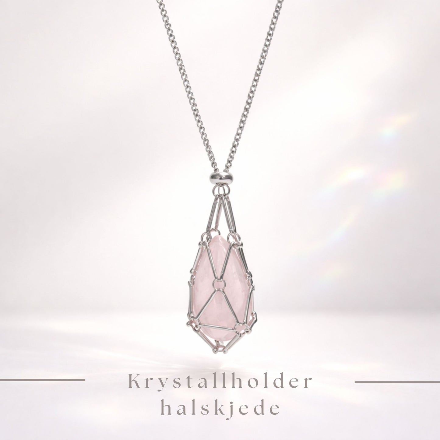 Krystallholder halskjede