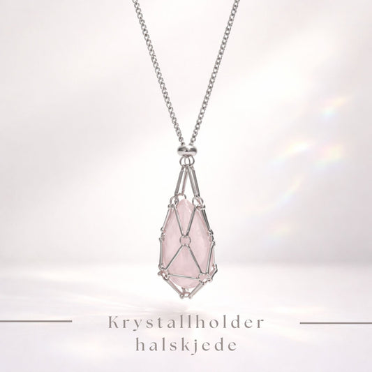 Krystallholder halskjede