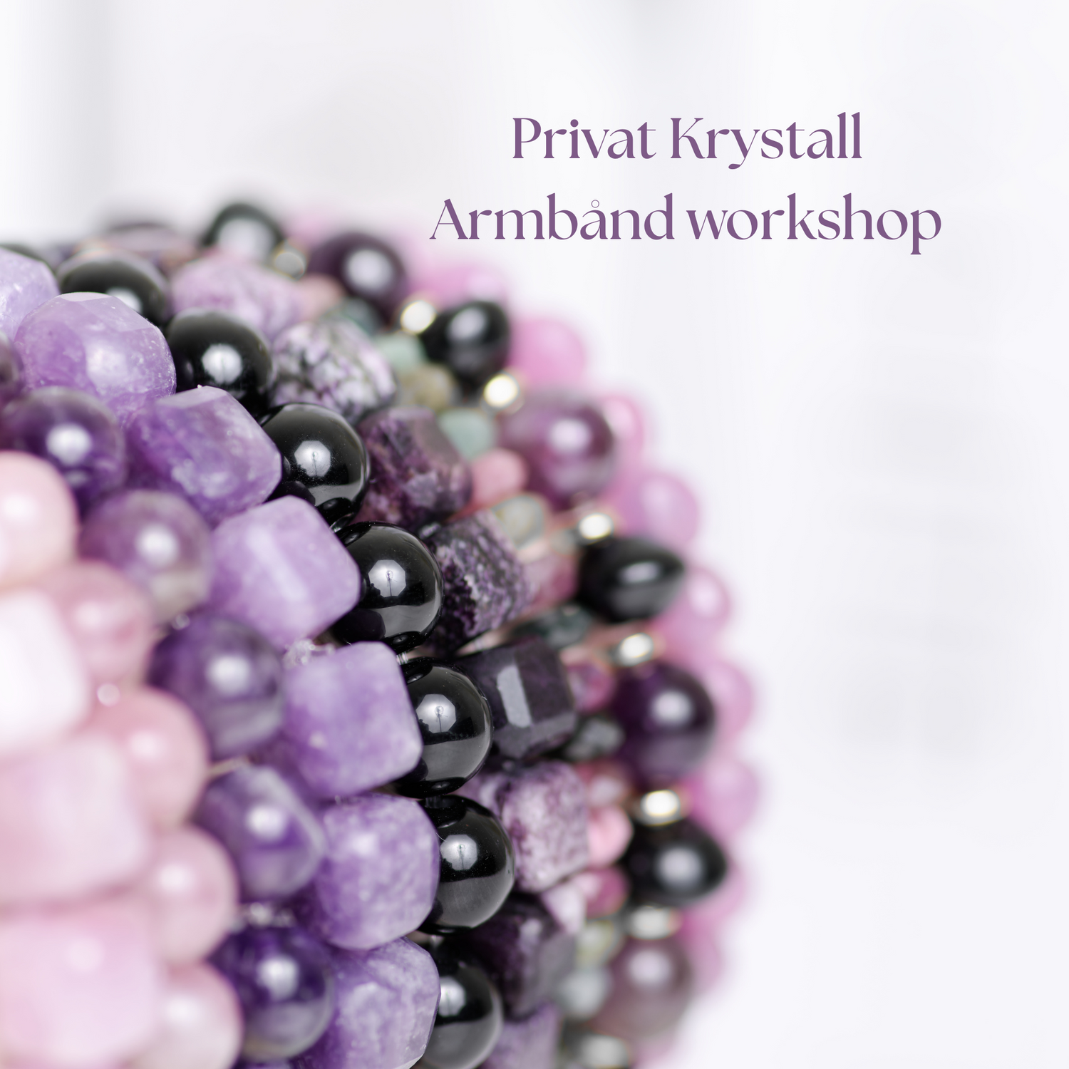 Krystall armbånd-workshop