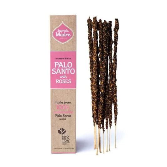 Sagrada Madre-Palo Santo with Roses-Palo Hjertechakra