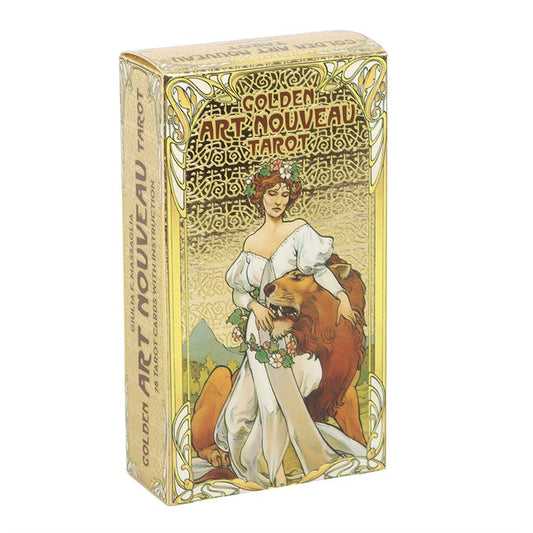 Golden Art Nouveau Tarot-kort