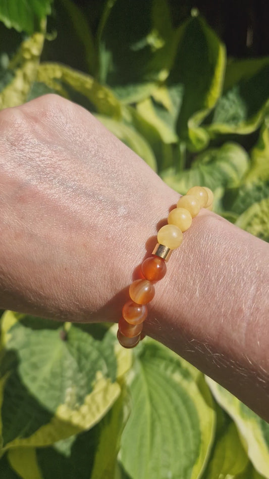 Sakralchakra Armbånd