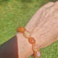 Oransje Botswana-agat armbånd