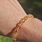 Naturlig citrin armbånd
