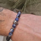 Indre styrke og klar tank Armbånd - Sodalitt, Onyx &amp; Lavastein
