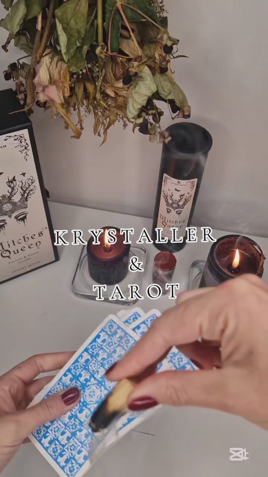 Skreddersydd krystallarmbånd laget med tarotritual